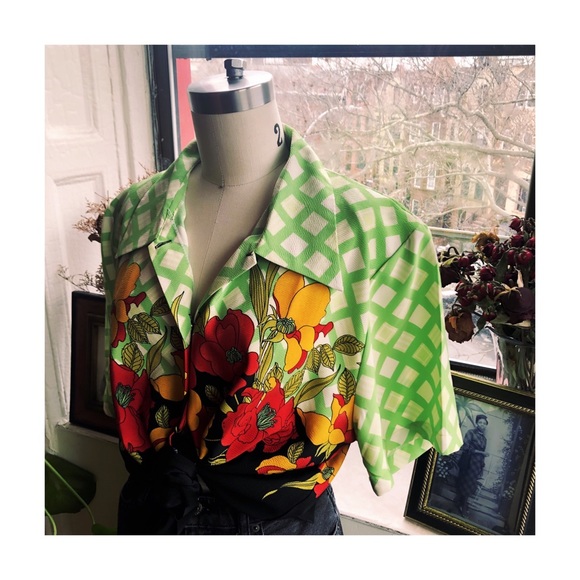 ⭐️Vintage Neon-Blouse - Picture 6 of 7